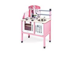 Janod J06533 rosa Spielküche aus Holz, Mademoiselle