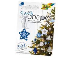 folia 25039 - Fancy - Shapes - Set Winterklang - ideal als Dekoration in Bodenvasen, Dekoschalen oder als Kranz