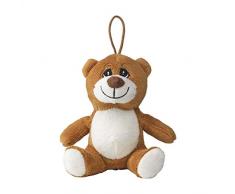 eBuyGB Teddybär, weiches Kuscheltier, Geschenk für Kinder, AFFE, Giraffe, Schwein, Elefant, Tiger, Kuh