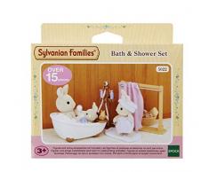 Sylvanian Families 5022 5022-Bad und Dusch-Set, Puppenzubehör, Multi