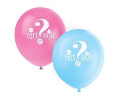 30,5 cm Latex Geschlecht Reveal Baby Dusche Luftballons, 8 Stück