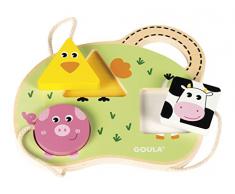 Jumbo Spiele D53452 Holzpuzzle 3 Bauernhoftiere