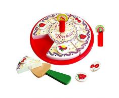 Viga NCT 0592 - Holzspielzeug - Geburtstagstorte schneiden