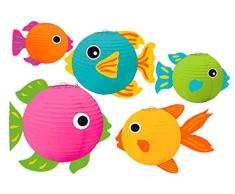 amscan 241092 Fisch Laternen mit Add-Ons