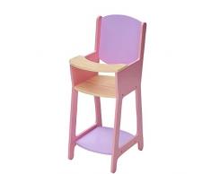 Olivias Little World TD-12878A Puppenhochstuhl, Rose