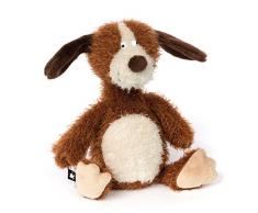 sigikid, Stofftier für Erwachsene und Kinder, Hund klein, AchGoood Family und Friends, Braun, 38723