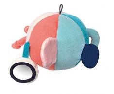 sigikid, Jungen und Mädchen, Ball mit Rassel, Blue Collection, Türkis/Orange, 41870