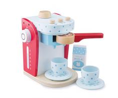 New Classic Toys - 10700 - Kinderrollenspiele - Kaffeemaschine - Mehrfarbig (rot)