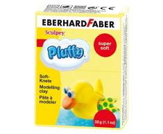 Eberhard Faber 571407 - Super Soft Knete Pluffy, 32 g, gelb