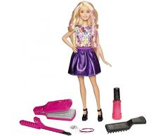 Mattel Barbie DWK49 Wellen und Lockenspaß Spielset