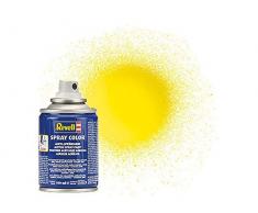 Revell 34112 Spraydose gelb, glänzend Spray Color, Farben in der praktischen 100-ml-Sprühdose