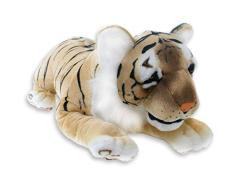 TE-Trend Tiger Plüschtiger Wildtier liegend Plüsch Kuscheltier Dschungel Steppe Großkatze 100 cm Tiger schleichend 18791