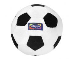 Playgro Mein erster Fußball, Mit integrierter Rassel, Ab 6 Monaten, My First Soccer Ball, Schwarz/Weiß, 40043