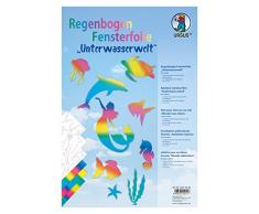 Ursus 22270000 Regenbogen Fensterfolie, selbstklebend, Unterwasserwelt