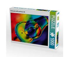 CALVENDO Puzzle Farbrausch mit Öl und Wasser 06 1000 Teile Lege-Größe 64 x 48 cm Foto-Puzzle Bild von Veronika Rix