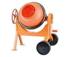 Lena 5004 Betonmischer 29 cm, Mischmaschine orange, großer Zementmischer für Strand und Sandkasten, Mischer mit realistischer Funktion, Sandspielzeug für Kinder und kleine Bauarbeiter ab 3 Jahre