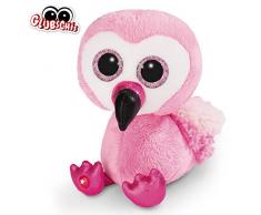 NICI Glubschis: Das Original – Glubschis Flamingo Fairy-Fay 15 cm – Kuscheltier Flamingo mit großen Augen – Flauschiges Plüschtier mit großen Glitzeraugen – Schmusetier für Kuscheltierliebhaber–45557