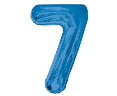 Unique Party Folienballon im Zahlen-Design, groß, 86,4 cm