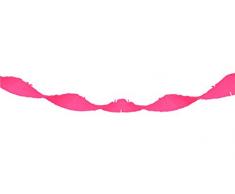 Folat XXL UV Leucht-Girlande aus Krepp 18 m neonpink