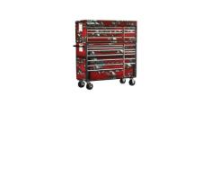 Dickie-Schuco 413319006 - True Scale - Werkzeugwagen Razors 1:18 Ink Series