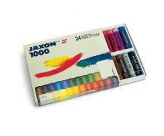 Honsell 47324 - Jaxon 1000 Ölpastellkreide, 24er Set, im Kartonetui, brillante, lichtechte Farben, ideal für Künstler, Hobbymaler, Kinder, Schule, Kunstunterricht, frei von Schadstoffen