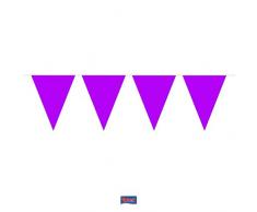 Party Dekoration Wimpelkette 3 Meter, Violett