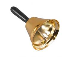 Shatchi Weihnachtsmann Weihnachtsmann Weihnachtsmann Glocke Kostüm Zubehör Party Fun Gold Schwarz