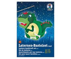Ursus 18700038 - Laternen Bastelset T-Rex, ca. 21,8 x 31 x 10,3 cm, bunt