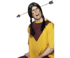 Smiffys Unisex Pfeil durch den Kopf Scherzartikel, One Size, Gelb, 97144