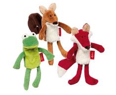 sigikid, Mädchen und Jungen, Fingerpuppenset Waldfreunde, My little theatre, Rot/Brau/Grün, 41564