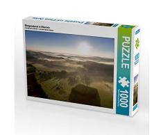 CALVENDO Puzzle Morgendunst in Elterlein 1000 Teile Lege-Größe 64 x 48 cm Foto-Puzzle Bild von N N (CALVENDO Natur)