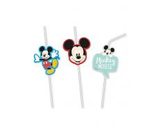 Procos Trinkhalme Mickey Mouse Awesome, mehrfarbig, 5PR89011