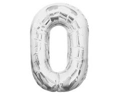 Folienballon im Zahlen-Design, groß, 86,4 cm