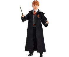 Mattel FYM52 - Harry Potter Ron Weasley Puppe mit Hogwards Uniform und Zubehör, Spielzeug ab 6 Jahren