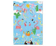 Unbekannt Krooom 26 X 26 X 34 cm, Little Helper Childs Papierkorb (Rot/Schwarz)