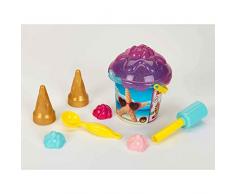Theo Klein 2359 2359-Aqua Action Eiscreme Set, Sandeimer 1 Liter, Spielzeug, Made in Germany, Multicolor