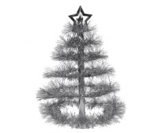 Beistle 20808 Tischdekoration Weihnachtsbaum, 1 Stück silber