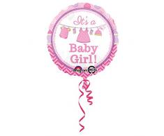 amscan 3090901 IT S A Girl Folienballons