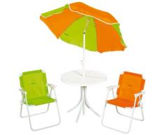 Simba 108015121 - Sommer-Kinder-Möbel, inklusive Tisch, Schirm und 2 Stühlen