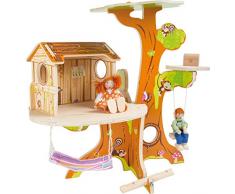 Small Foot 7807 - Baumhaus inkl. Biegepüppchen