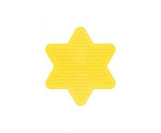 Hama Perlen 270-03 - Stiftplatte, Kleiner Stern, farbig: gelb