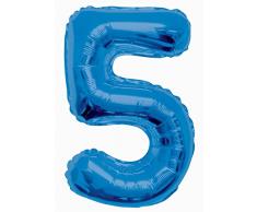 Unique Party Folienballon im Zahlen-Design, groß, 86,4 cm