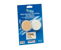 Glorex 6 2407 431 - Silikon Knetmasse 2 - Komponenten für Formbau, 2 x 40 g, zur Abformung von kleinen Gegenständen geeignet
