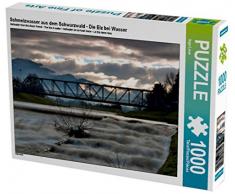 CALVENDO Puzzle Schmelzwasser aus dem Schwarzwald - Die Elz bei Wasser 1000 Teile Lege-Größe 64 x 48 cm Foto-Puzzle Bild von Ingo Laue