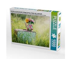 CALVENDO Puzzle EIN Bild aus dem Kalender Cottage Summer. Farben der Landschaft 1000 Teile Lege-Größe 64 x 48 cm Foto-Puzzle Bild von Stanzer Elisabeth
