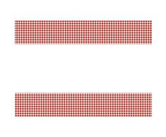 Unique Party 58713 Tischdecke, rot