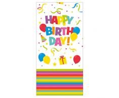 Susy Card 40012018 - Tischdecke 120x180cm, Motiv Happy Birthday