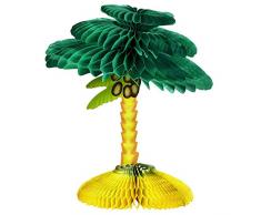 Widmann 95783 Wabenball Palme, Unisex – Erwachsene, Grün/Gelb, Einheitsgröße