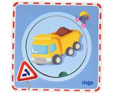 HABA 301648 - Holzpuzzle Baustellen-Spaß
