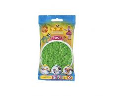 Hama 207-42 Bügelperlen 1000 Schreibwaren, Grun fluor